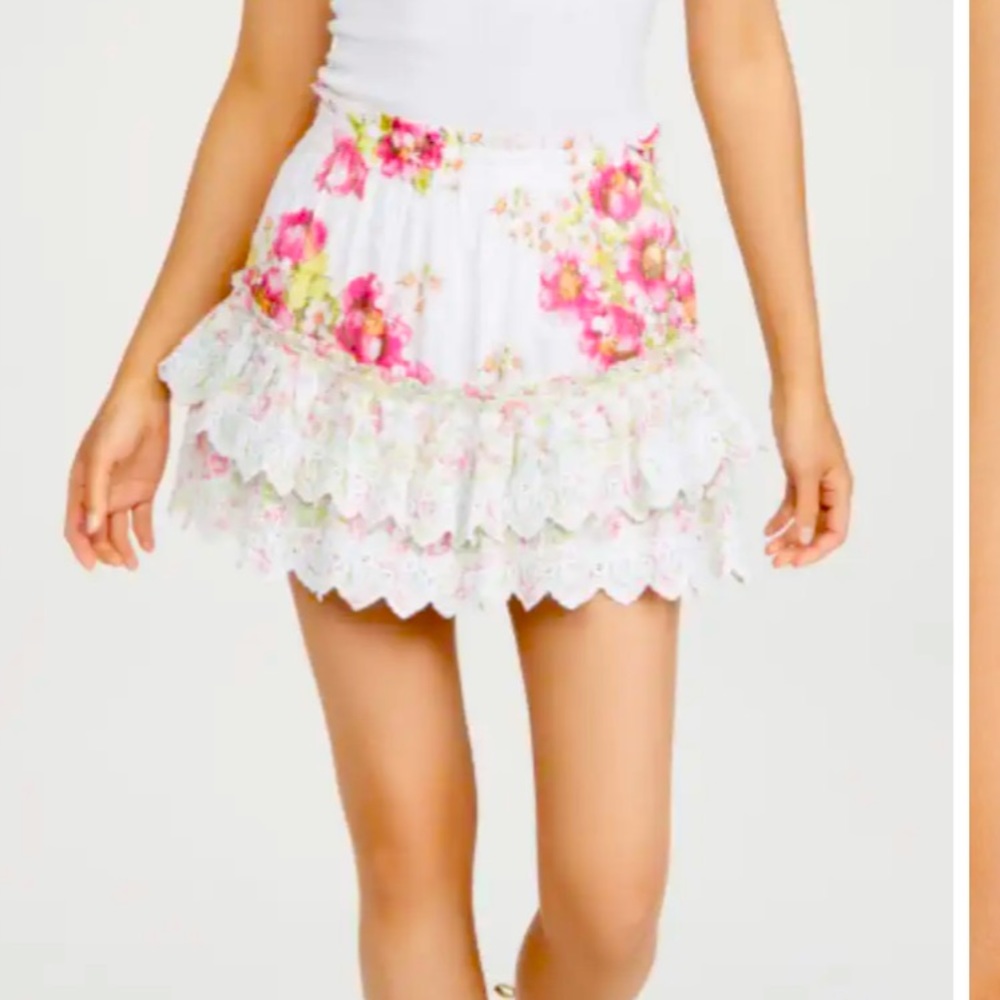 LOVESHACKFANCY Cairo Skirt